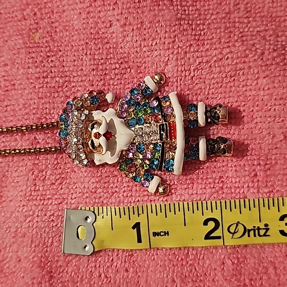 Betsey Johnson Santa Necklace
